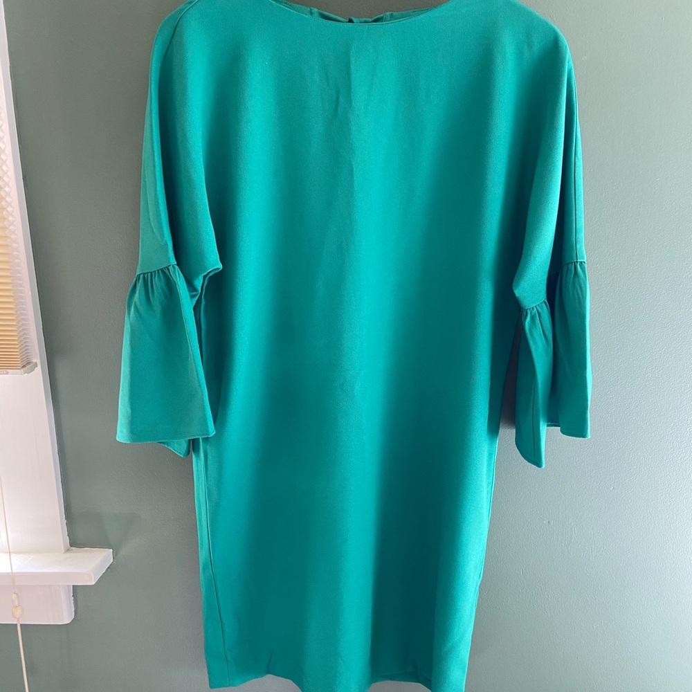Banana republic emerald green dress